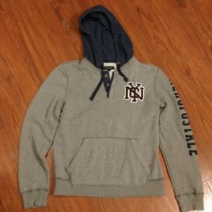 Aeropostale Pullover hoodie blue gray size medium